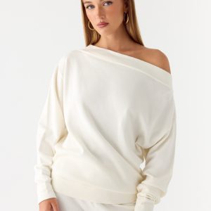 Sherlee Knit Sweater - White