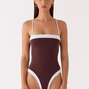 Shevie One Piece Swimsuit - Chocolate