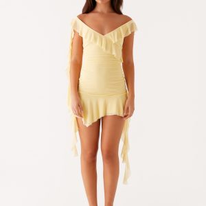 Shona Mini Dress - Yellow