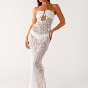 Showcase Crochet Maxi Dress - Ivory