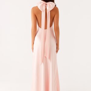 Siani Backless Maxi Dress - Pink