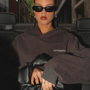 Signature Oversized Hoodie - Charcoal