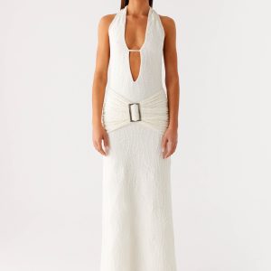 Smoke Ivy Maxi Dress - White