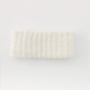Snow Ball Knit headband - Cream