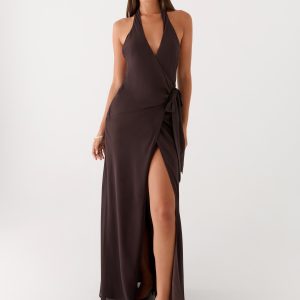 So Chic Maxi Dress - Cool Chocolate
