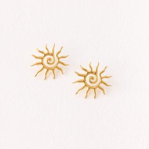 Solaris Earrings - Gold