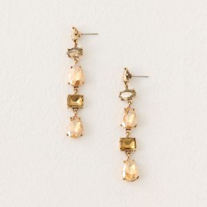 Soleil Shade Earrings - Taupe