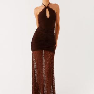 Somber Maxi Dress - Chocolate