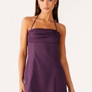 Sonique Mini Dress - Plum