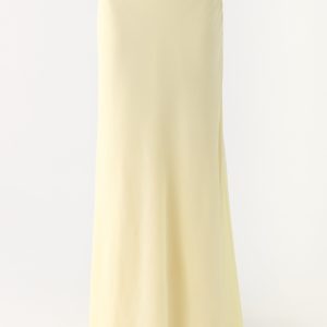 Star Girl Chiffon Maxi Skirt - Yellow