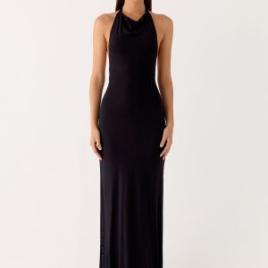 Starlight Nights Maxi Dress - Black