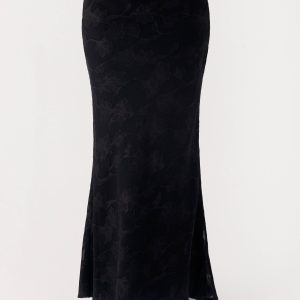 Starlit Maxi Skirt - Black