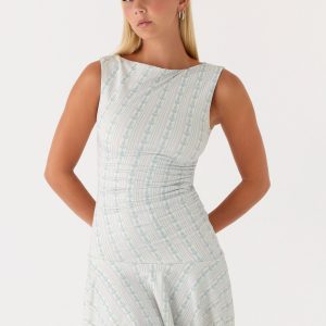 Summer Delight Mini Dress - Vintage Stripe
