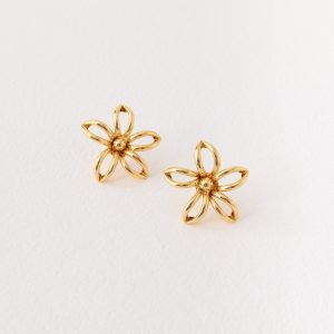 Sunpetal Earrings - Gold