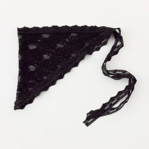 Sweet Thing Lace Scarf - Black