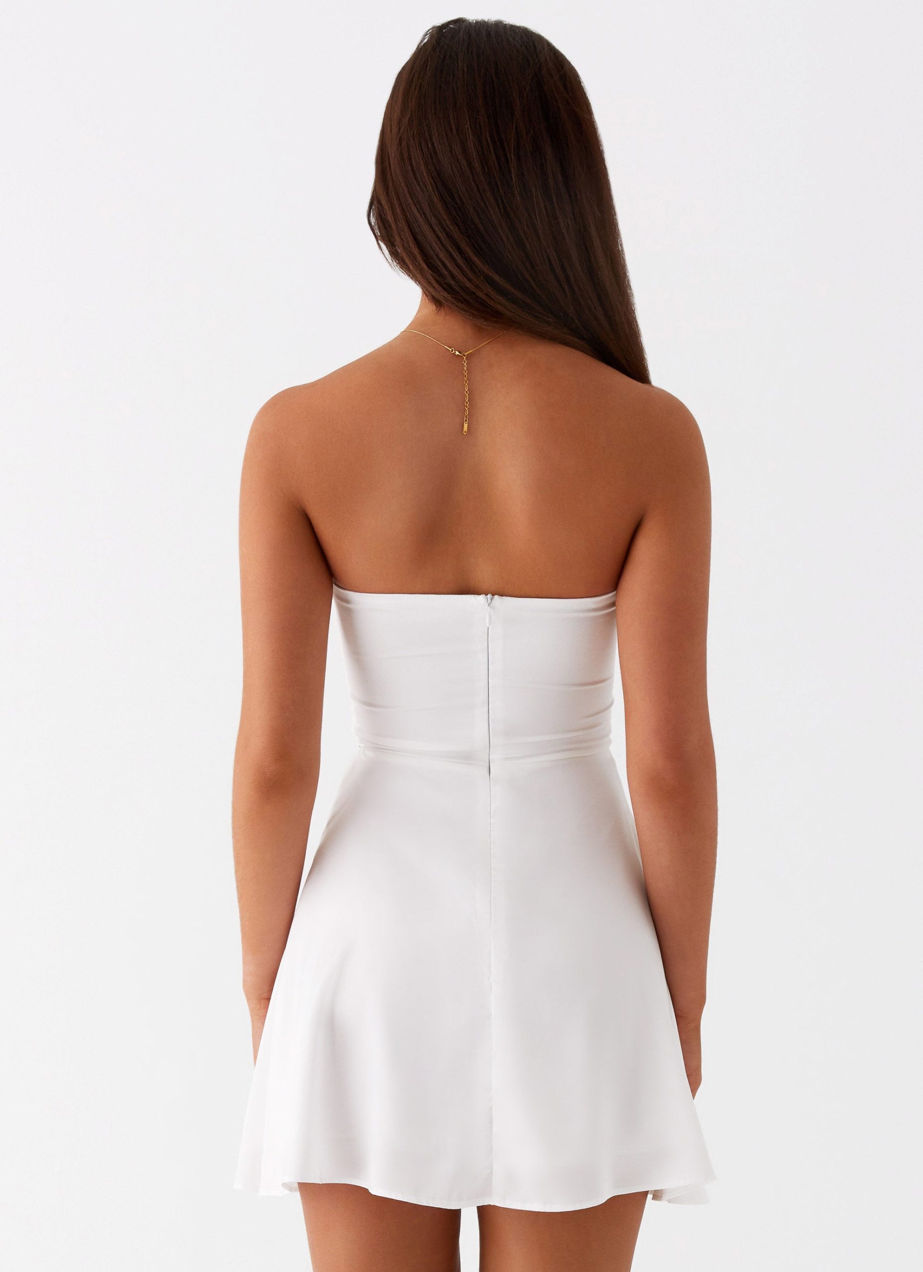 Taga Twist Mini Dress - White - Image 6