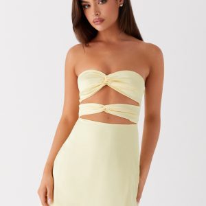 Tianna Mini Dress - Yellow