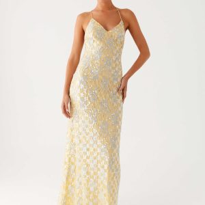 Truly Mine Maxi Dress - Yellow