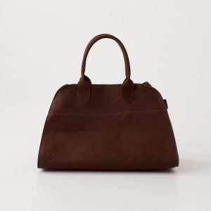 Twilight Drift Faux Suede Bag - Espresso