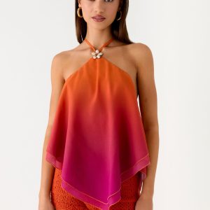 Twin Flame Top - Orange