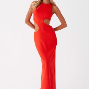 Vaeloria Maxi Dress - Red