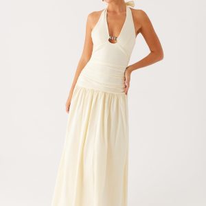 Val Maxi Dress - Lemon