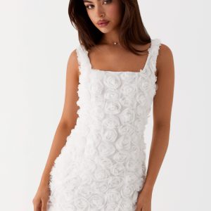 Valentina Mini Dress - White