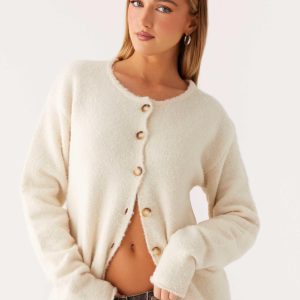 Vera Knit Cardigan - Ivory