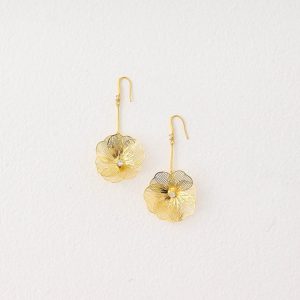 Violet Hour Earrings - Gold