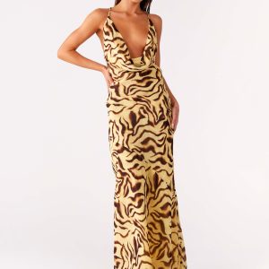 Viva Lune Maxi Dress - Laguna Print