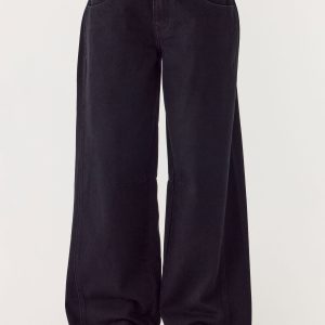 Waylon Low Rise Denim Jeans - Black