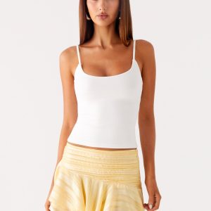 Willow Chiffon Mini Skirt - Yellow