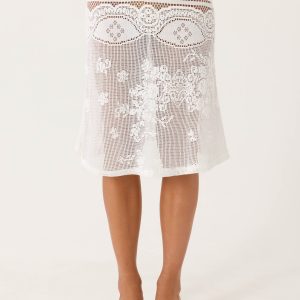 Yanna Midi Skirt - White
