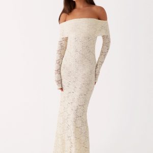 Yours Always Lace Maxi Dress - Ivory