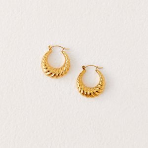 Zuri Hoop Earrings - Gold