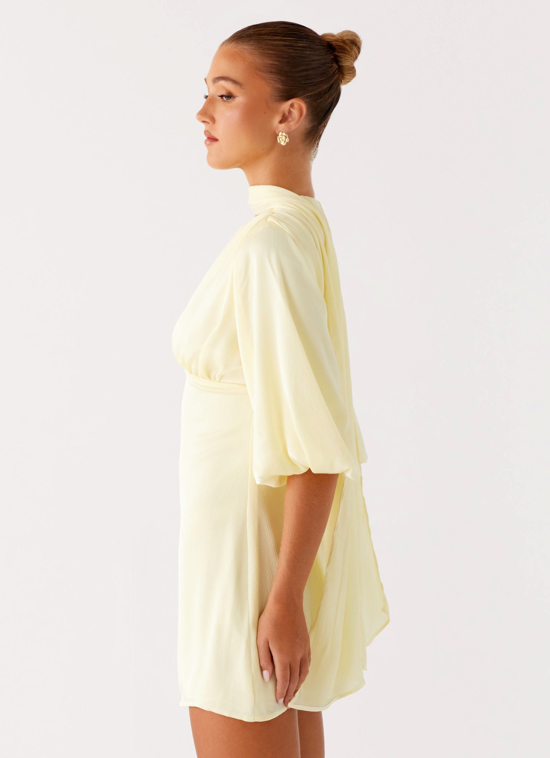 Mary Mini Dress - Yellow - Image 3