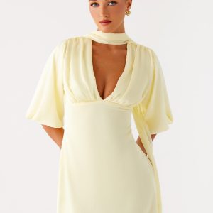 Mary Mini Dress - Yellow