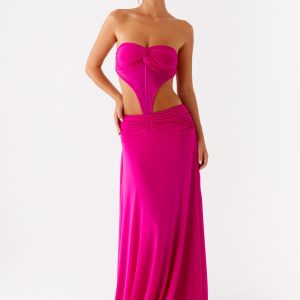 Carlene Maxi Dress - Fuchsia