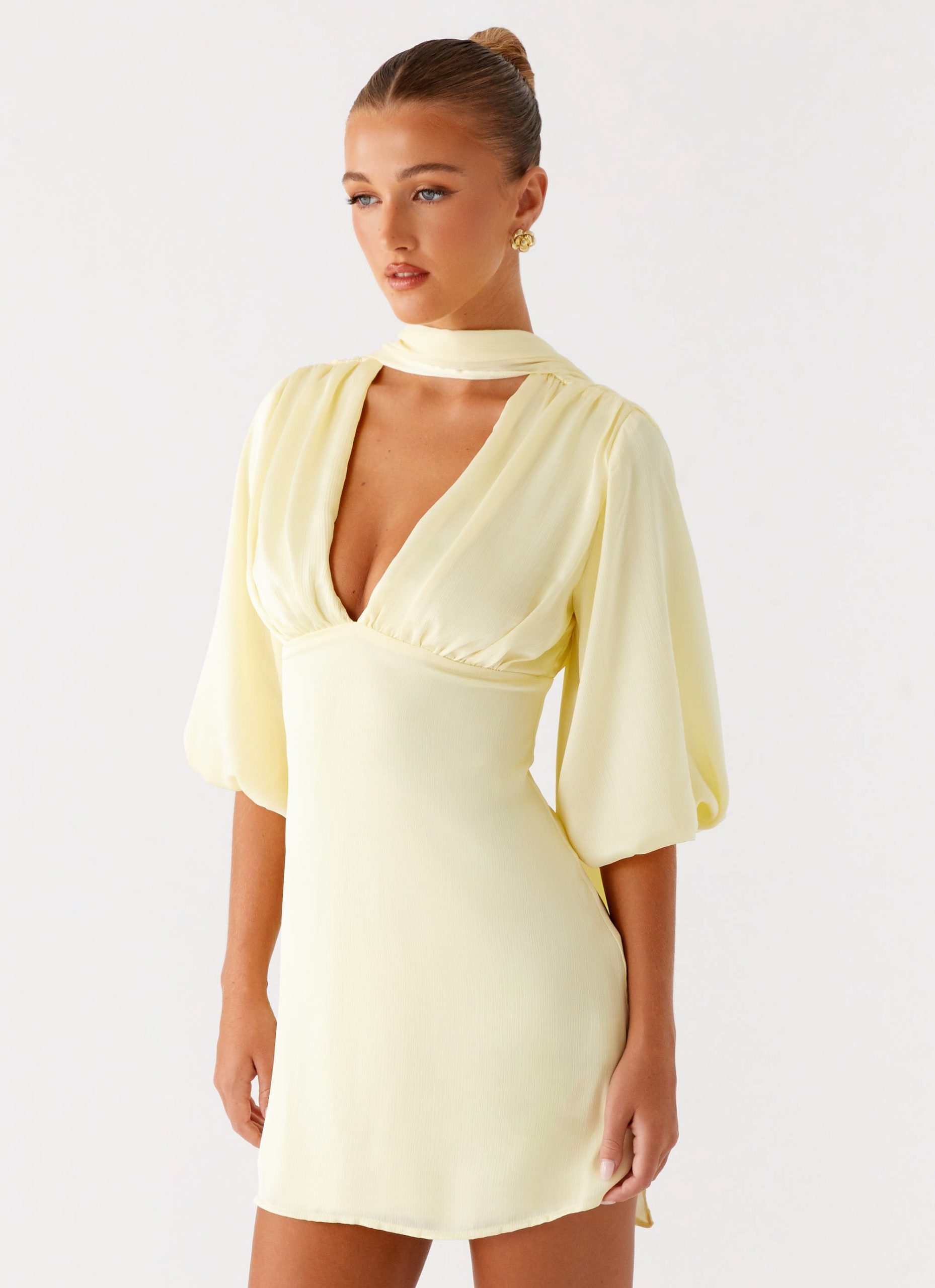 Mary Mini Dress - Yellow - Image 5